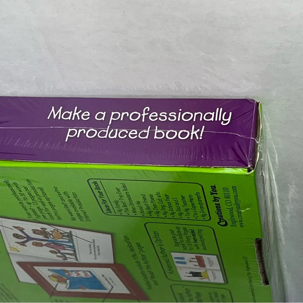 Creations by You Illustory Publish Your‎ Own Book, New, Sealed Box